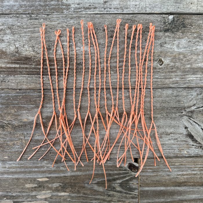 20 replacement whip crackers made from baling twine